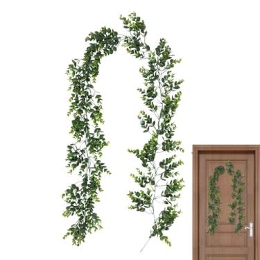 Imagem de Verde Artificial - 15 Cm Ajustável e Vívida,Guirlanda De Pinheiro Decorativa | para Casa Interior Exterior Quintal Fazenda Natal Feriado Família Amigos Casamento Festa