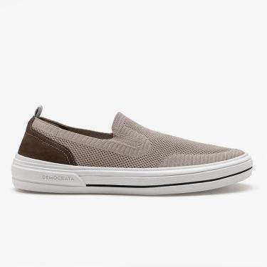 Imagem de Tênis Masculino Clay Slip On Couro Creme-Masculino