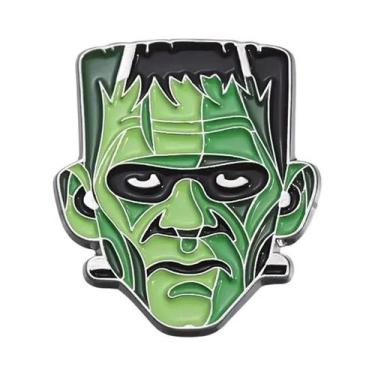 Imagem de Broches De Esmalte De Terror De Halloween Assustadores, Máscara De Ter