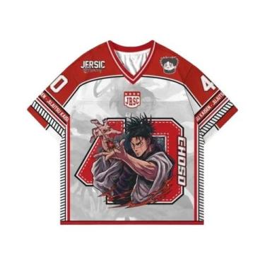 Imagem de Camiseta Unissex Oversize Estilo Y2K Coreano Com Estampa De Futebol Am