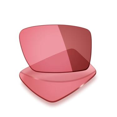 Imagem de Mryok Lentes de substituição UV400 para óculos de sol Von Zipper Snark, HD Polarized, proteção UV, resistente a impactos e ajuste perfeito - Fotocromático rosa