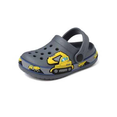 Imagem de Tamancos infantis para meninas, meninos, desenhos animados, jardins, chinelos antiderrapantes para praia, Greydigger, 13 Little Kid