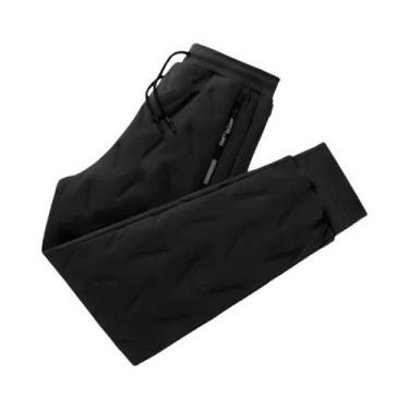 Imagem de Calças De Moletom Masculinas De Inverno Quentes E À Prova De Vento Em 