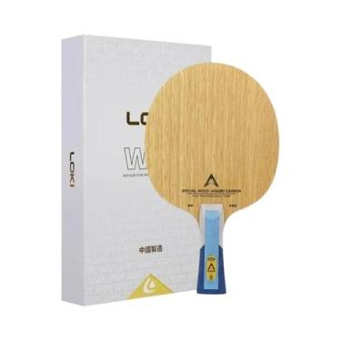 Imagem de Raquete De Tênis De Mesa Profissional LOKI W81 pro Series, 5 Camadas D