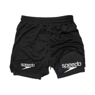 Imagem de Shorts Masculinos De Secagem Rápida 2 Em 1 Para Treino De Academia, Es