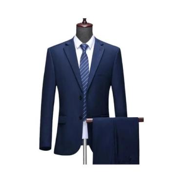 Imagem de Terno Formal Slim-fit Para Casamento Casual De Negócios Masculino Tama