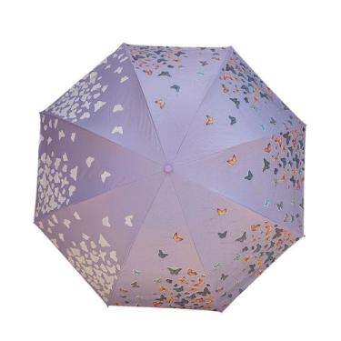 Imagem de Guarda Chuva Blackout Proteção UV com Estampas que mudam de cor quando