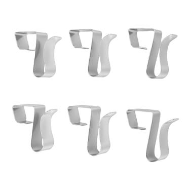 Imagem de Yosoo 50 Clipes de Calha para Pendurar Luz de Natal, Clipes de Gancho de Metal à Prova de Intempéries Com Aço Galvanizado, Ideais para Luzes de Decoração de Férias, Tiras de LED e (S)