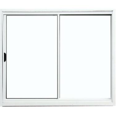 Imagem de Janela 2 folhas 1,00x1,20 sem grade no alumínio branco - Prisma, CPF, 