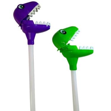 Imagem de Kit 2 Brinquedos com Gatilho que Fecha a Boca do Dinossauro - DinoLega