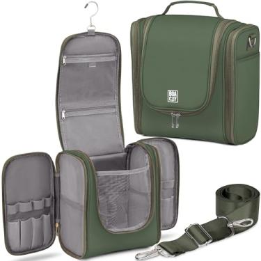 Imagem de BOACAY Bolsa de higiene de viagem extra grande para mulheres e homens, bolsa de maquiagem, kit organizador de banheiro e chuveiro para acessórios, cosméticos e essenciais