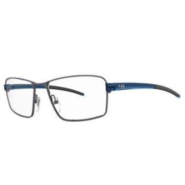 Imagem de Armação HB Duotech 0427 Graphite Matte Naval Blue - Azul 57-Unissex