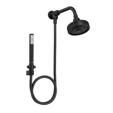 Imagem de Chuveiro de Parede Black Matte Acqua Plus Deca - DECA METAIS