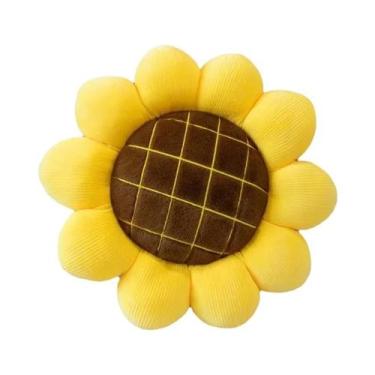 Imagem de Almofada De Chão Em Forma De Girassol, Almofada De Pelúcia, Decoração 