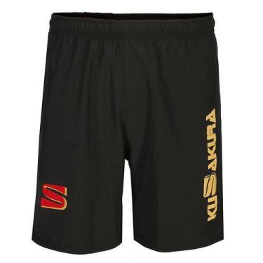 Imagem de Short Tactel KuSakura, Preto, G