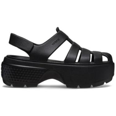 Imagem de Sandália Crocs Stomp Fisherman Sandal Black-Feminino