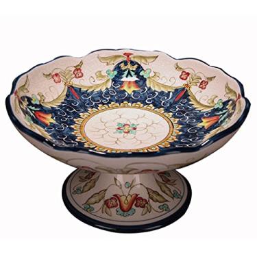 Imagem de Cesta de frutas para balcão de cerâmica, cesta de frutas decorativa europeia, suporte de frutas para sobremesa, aperitivo, lanches, bandejas de frutas para festas