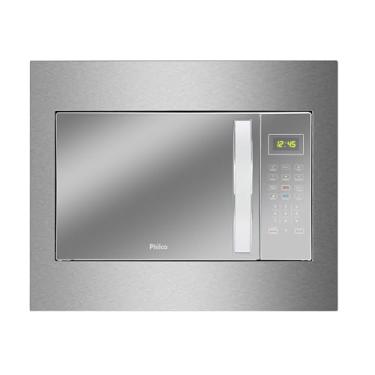 Imagem de Microondas Philco 33L Prata Espelhado Limpa Fácil PMB38E 220V