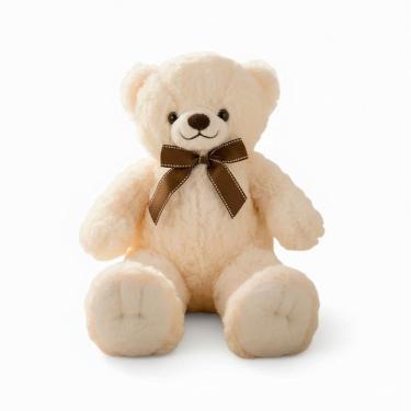 Imagem de Urso de Pelúcia de Laço Marrom 40cm - Fofy Toys