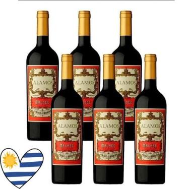 Imagem de Vinho Argentino Alamos Malbec Original Kit 6 Unidades