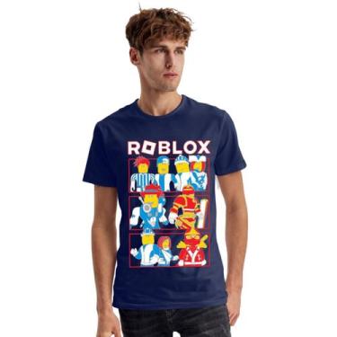 Imagem de Camiseta Roblox Personagens Camisa Estampada Jogo Game Básica - Glev.C
