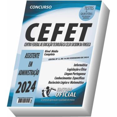 Imagem de Apostila Cefet - Rj - Assistente Em Administração