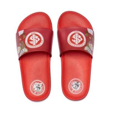 Imagem de Chinelo Slide Infantil Grendene Cavalinho do Fantástico Internacional Vermelho-Unissex