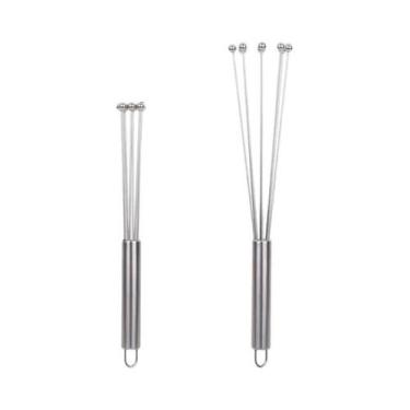 Imagem de Batedor De Ovos Manual Em Aço Inoxidável, Conjunto De Batedores De Ovo