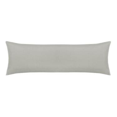 Imagem de Fronha Super Body Pillow Toque Acetinado 50X145cm Altenburg Cor:Ciment
