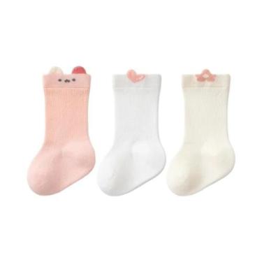 Imagem de Meias De Algodão Para Bebês Com Estampa De Desenhos Animados, Conjunto