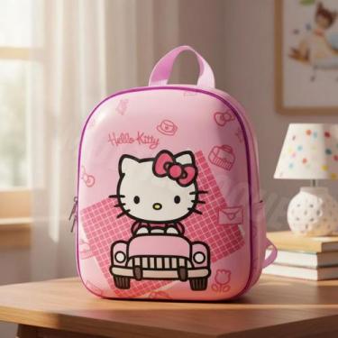 Imagem de Mochila Infantil Hello Kitty Tamanho P - Rosa
