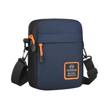 Imagem de Bolsa Transversal Masculina Leve De Nylon Com Alça Ajustável, Vários C