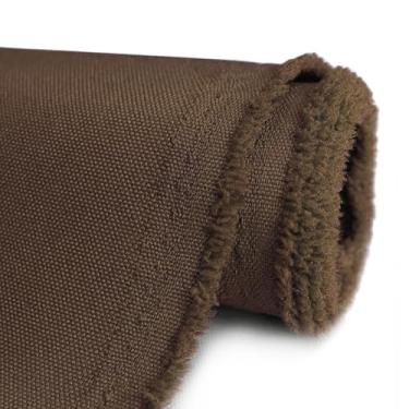 Imagem de OTOEZ Tecido de lona impermeável 600D por jarda, material de estofamento externo resistente a desbotamento e UV 147 cm W tecido de poliéster resistente à água para barcos marinhos toldo cadeiras de