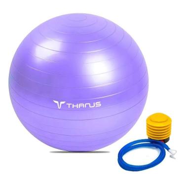 Imagem de Bola De Pilates Ginástica Antiestouro 75Cm C Bomba Yoga Fit