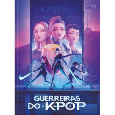 Imagem de Caderno Brochura Capa Dura 1/4 Guerreiras do K-Pop 80 Folhas 399701 - 