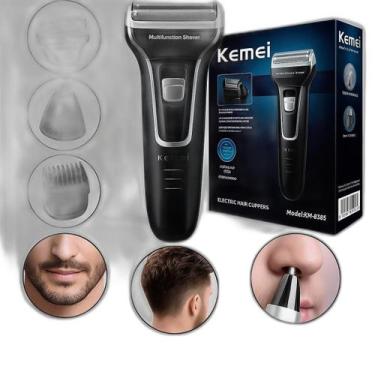Imagem de Kemei 3 Em 1 Leve Sem Fio Para Corte Profissional - Relet