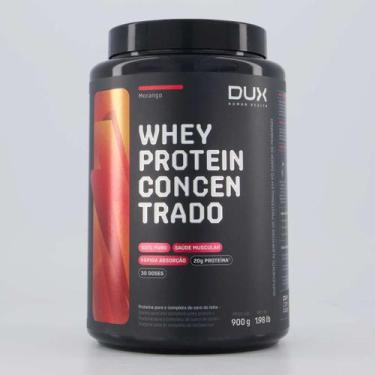 Imagem de Whey Protein Dux Concentrado 900g - Dux Suplementos, Morango