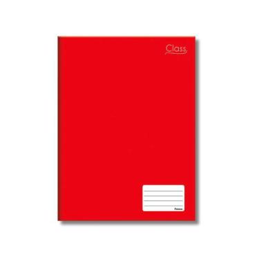 Imagem de Caderno De Brochura 96 Folhas 200 Mm X 275 Mm - Foroni, Vermelho