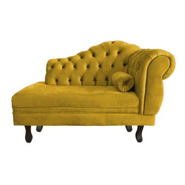 Imagem de Divan Recamier Sala Sofá 2 Lugares Divã 120cm Recepção Escritório Quar