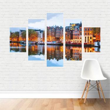 Imagem de Quadro Cidades Amsterdã Países Baixos Holanda Netherlands Ca