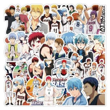 Imagem de Adesivos Kurokos Basketballs, vinil impermeável, 50 unidades/lote - yi