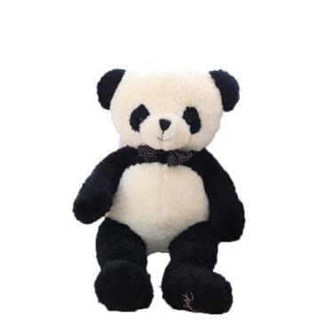 Imagem de Brinquedo de pelúcia Panda, gravata borboleta infantil, 40 cm - yiweis