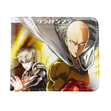 Imagem de Carteira, bolsa de moedas, couro, bifold, One Punch Man Anime - Yiweis