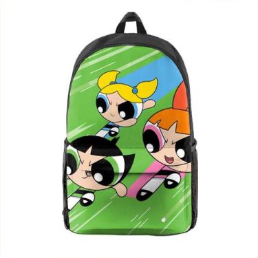 Imagem de Mochila Powerpuff Girls Buttercups Blossoms Bubbles Kids - yiweisai