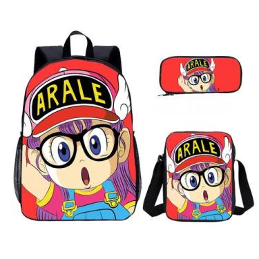 Imagem de Conjunto de mochilas Arales Slumps School, 3 unidades com bolsa de omb