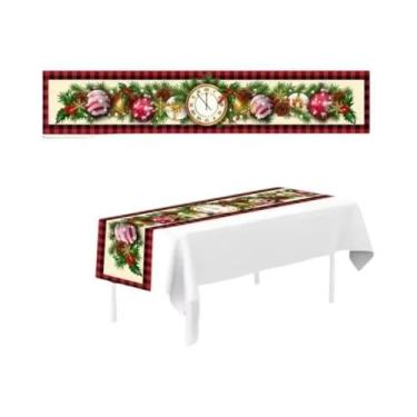 Imagem de Feliz Natal 2024, Caminho De Mesa Para Decoração De Casa, Xmas, Navida