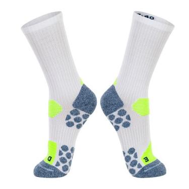 Imagem de Meia Lupo Sport Lion Maxima Bike Cano Longo, Branco, 37-40