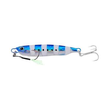 Imagem de Isca De Pesca Metálica 3D Luminosa 10g-60g, Isca Artificial Tipo Lápis