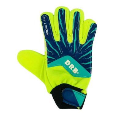 Imagem de Luva De Goleiro Infantil DRB  Goalkeeper  Azul E Verde, Azul, Verde, 7