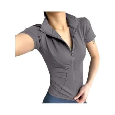 Imagem de Camisetas De Yoga Femininas De Secagem Rápida, Modeladoras, De Cintura